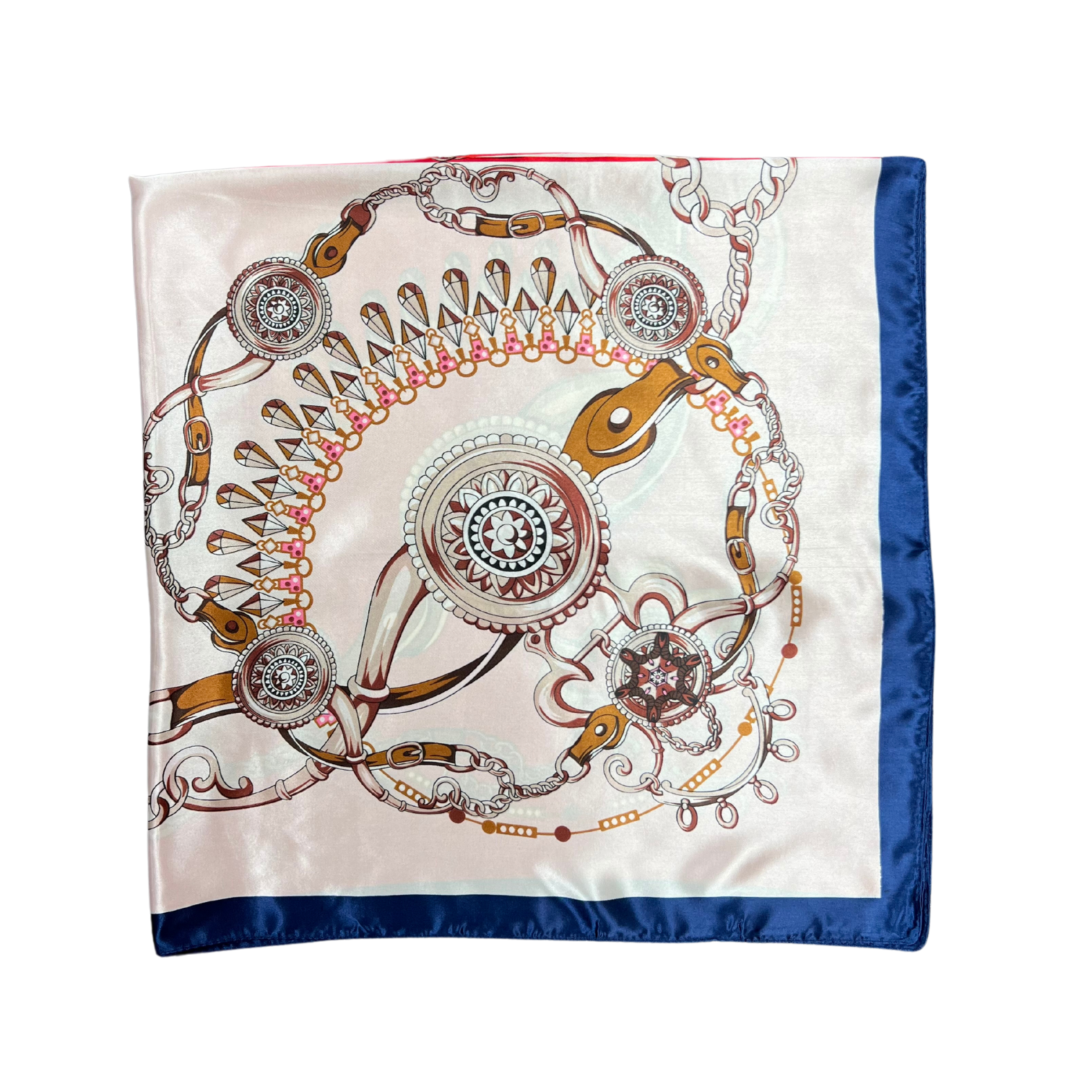 Jewellery Pattern Silk Touch Square Scarf