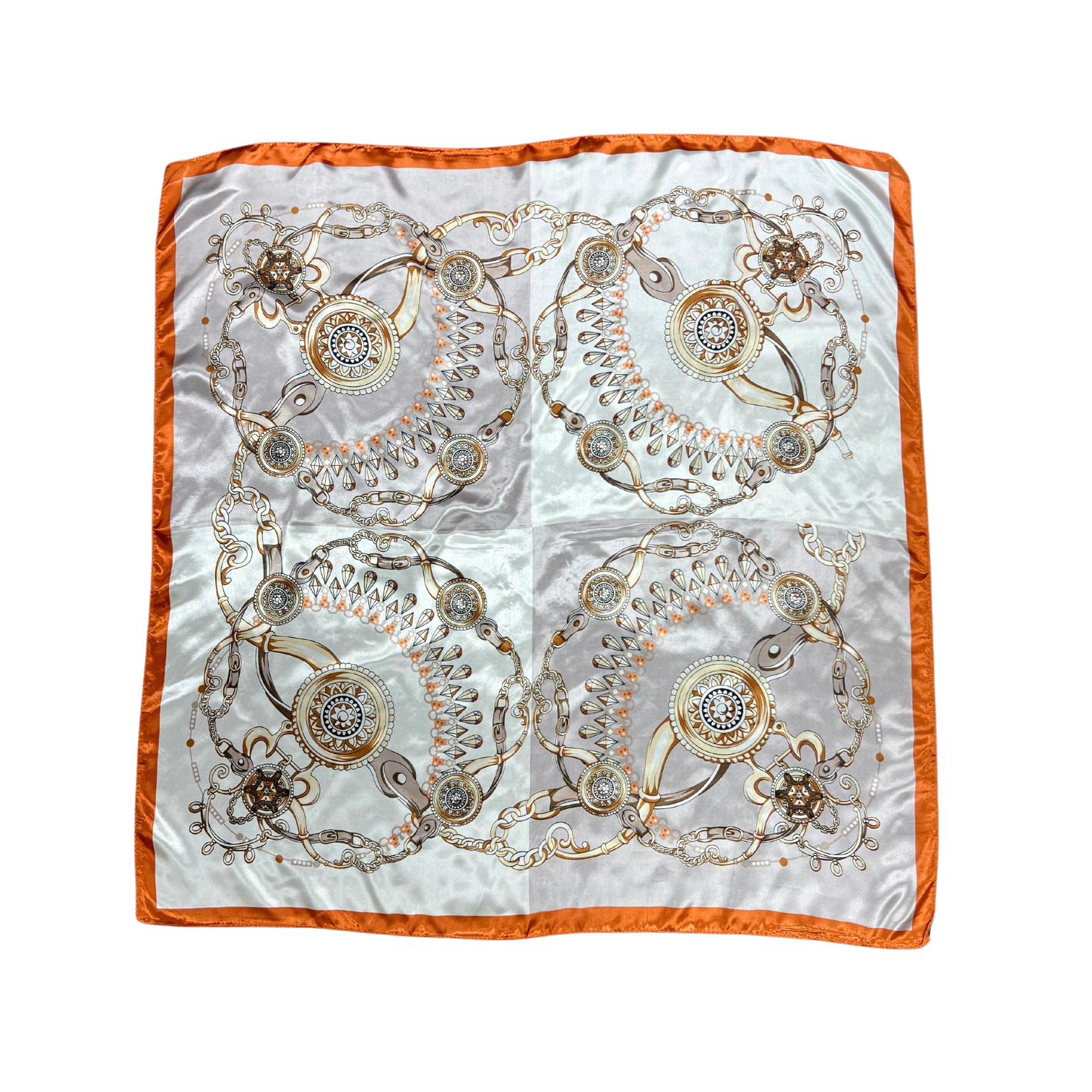 Jewellery Pattern Silk Touch Square Scarf