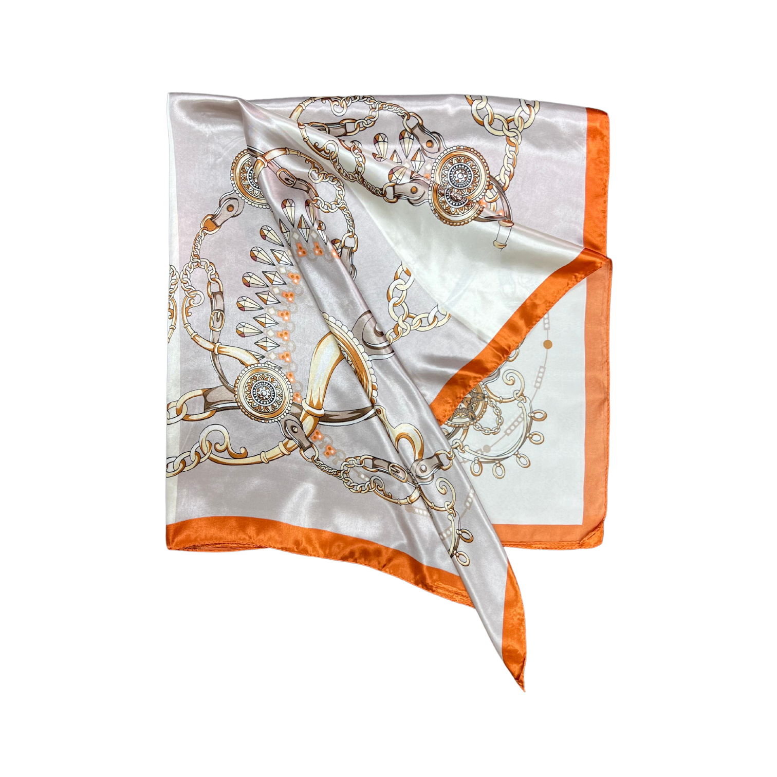 Jewellery Pattern Silk Touch Square Scarf
