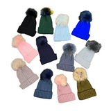 Plain Pom Pom Beanie hats