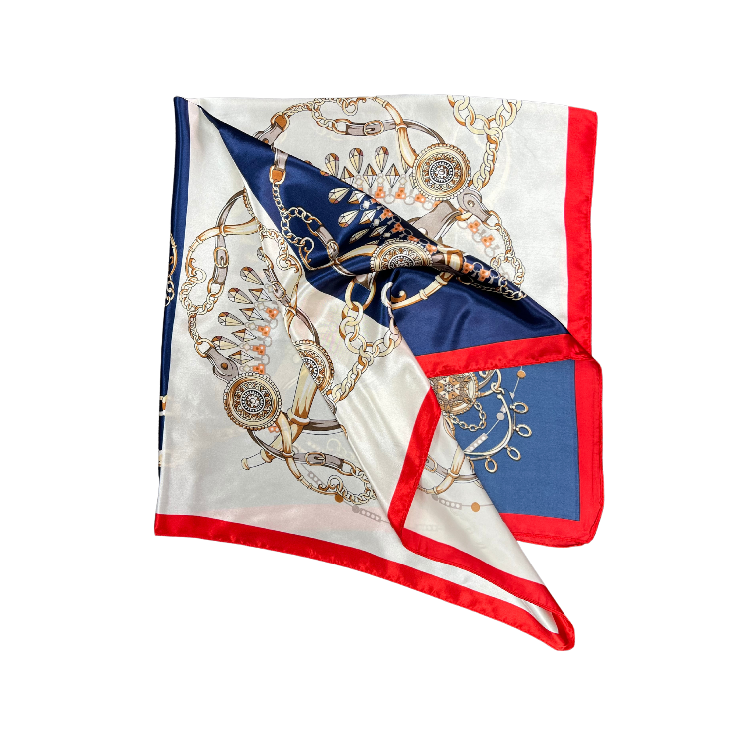Jewellery Pattern Silk Touch Square Scarf