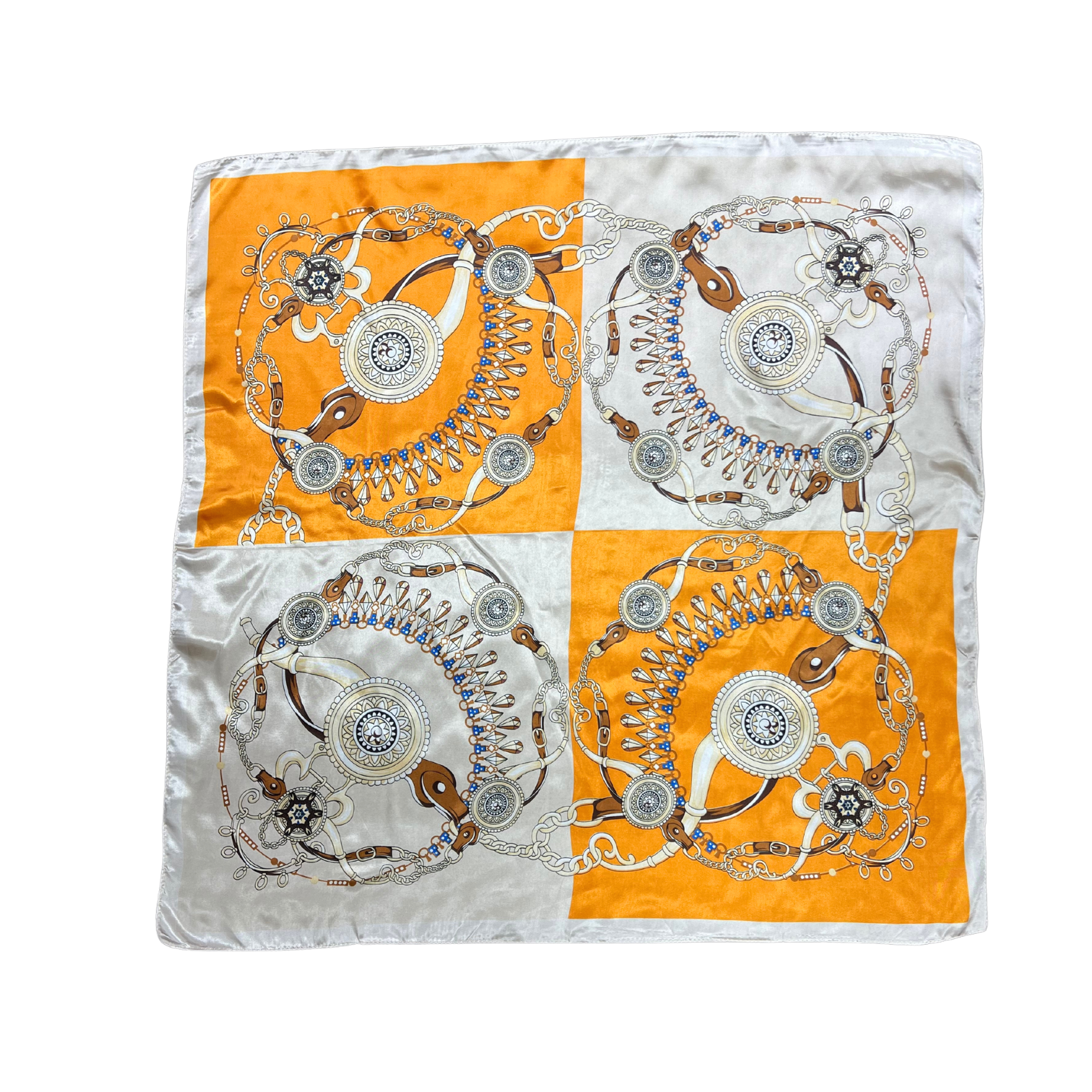 Jewellery Pattern Silk Touch Square Scarf