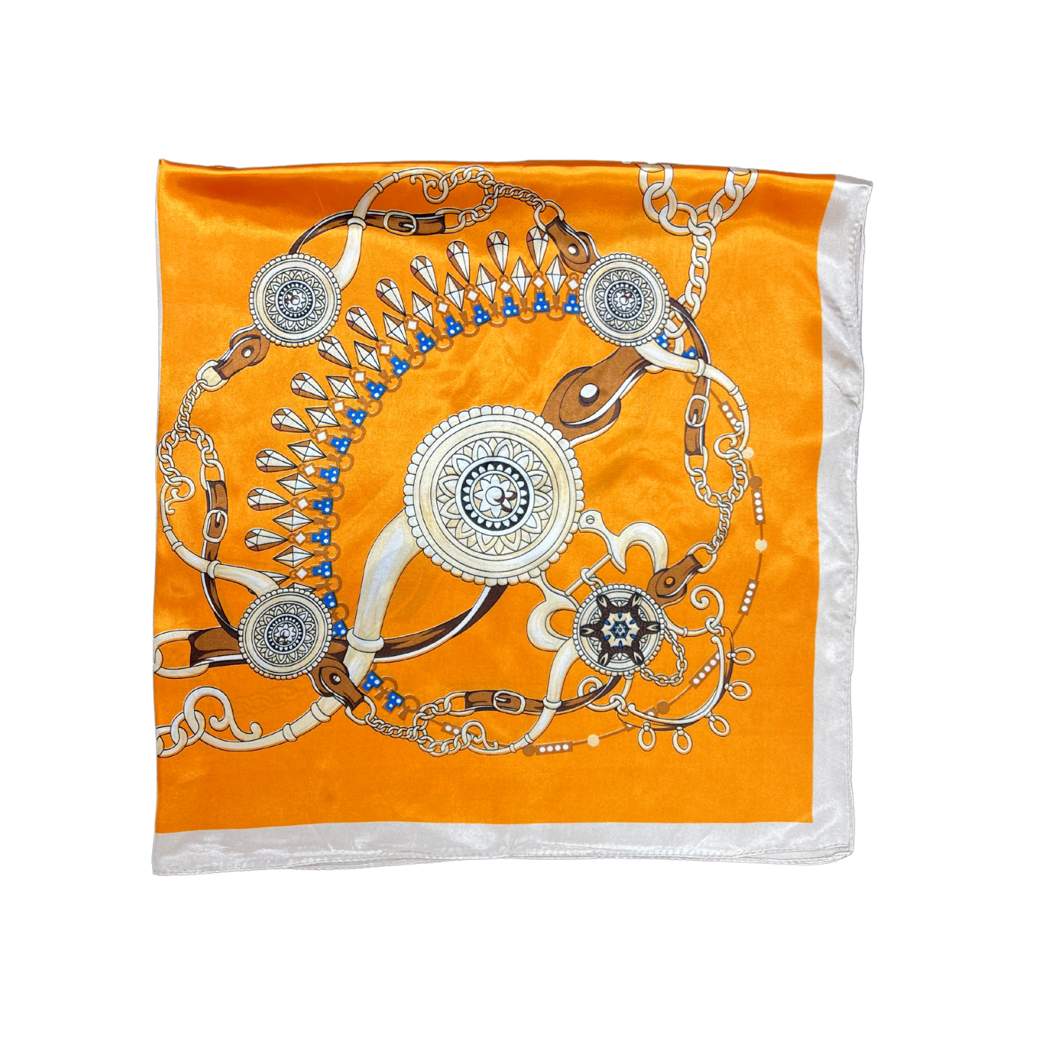 Jewellery Pattern Silk Touch Square Scarf