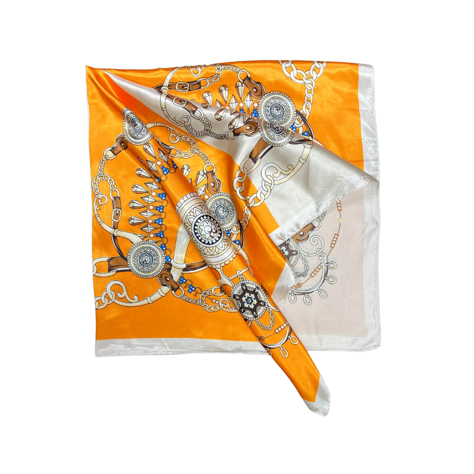 Jewellery Pattern Silk Touch Square Scarf