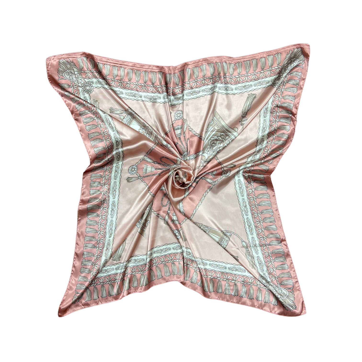 Bell Pattern Silk Touch Square Scarf