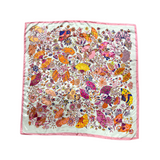 Butterfly Pattern Silk Touch Square Scarf