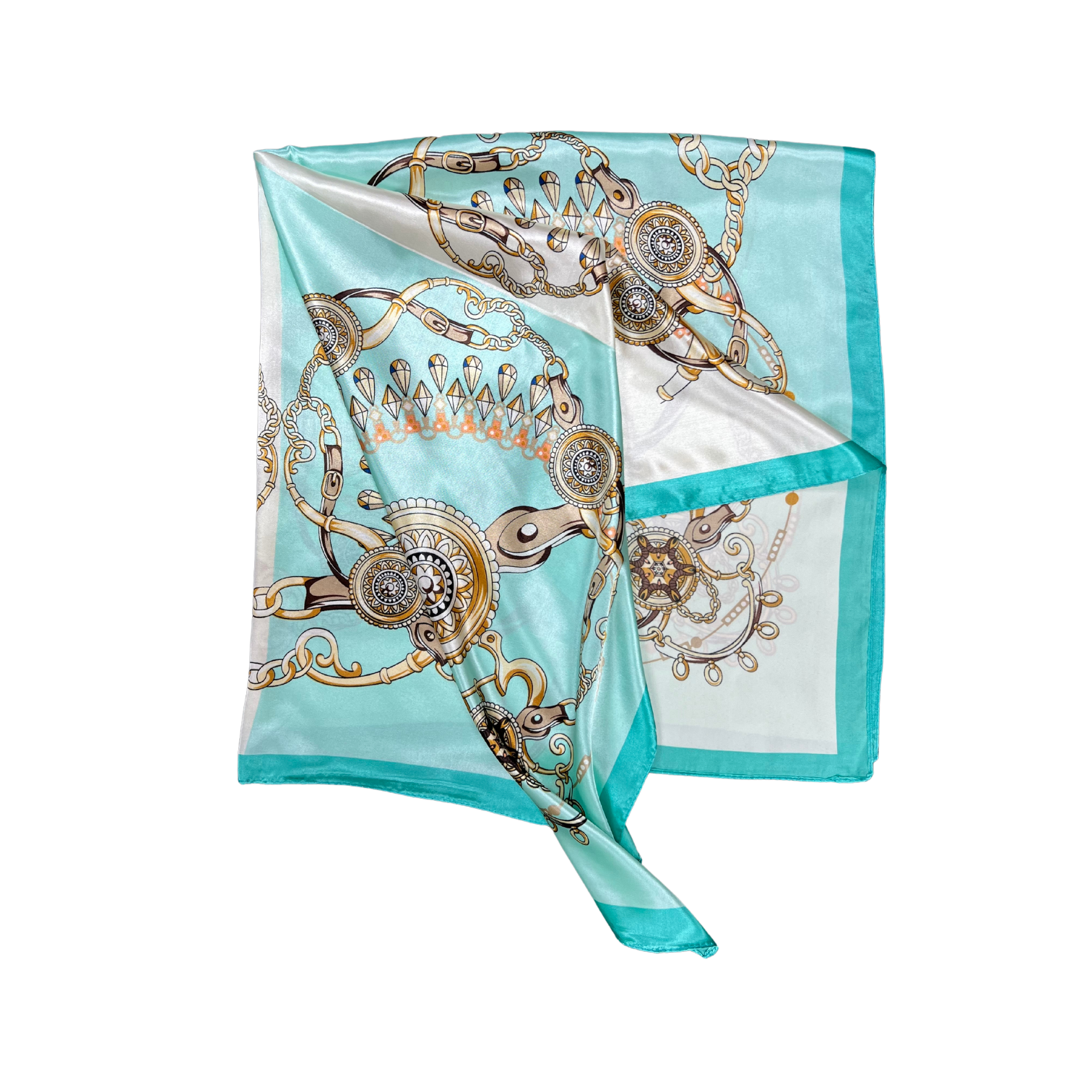Jewellery Pattern Silk Touch Square Scarf