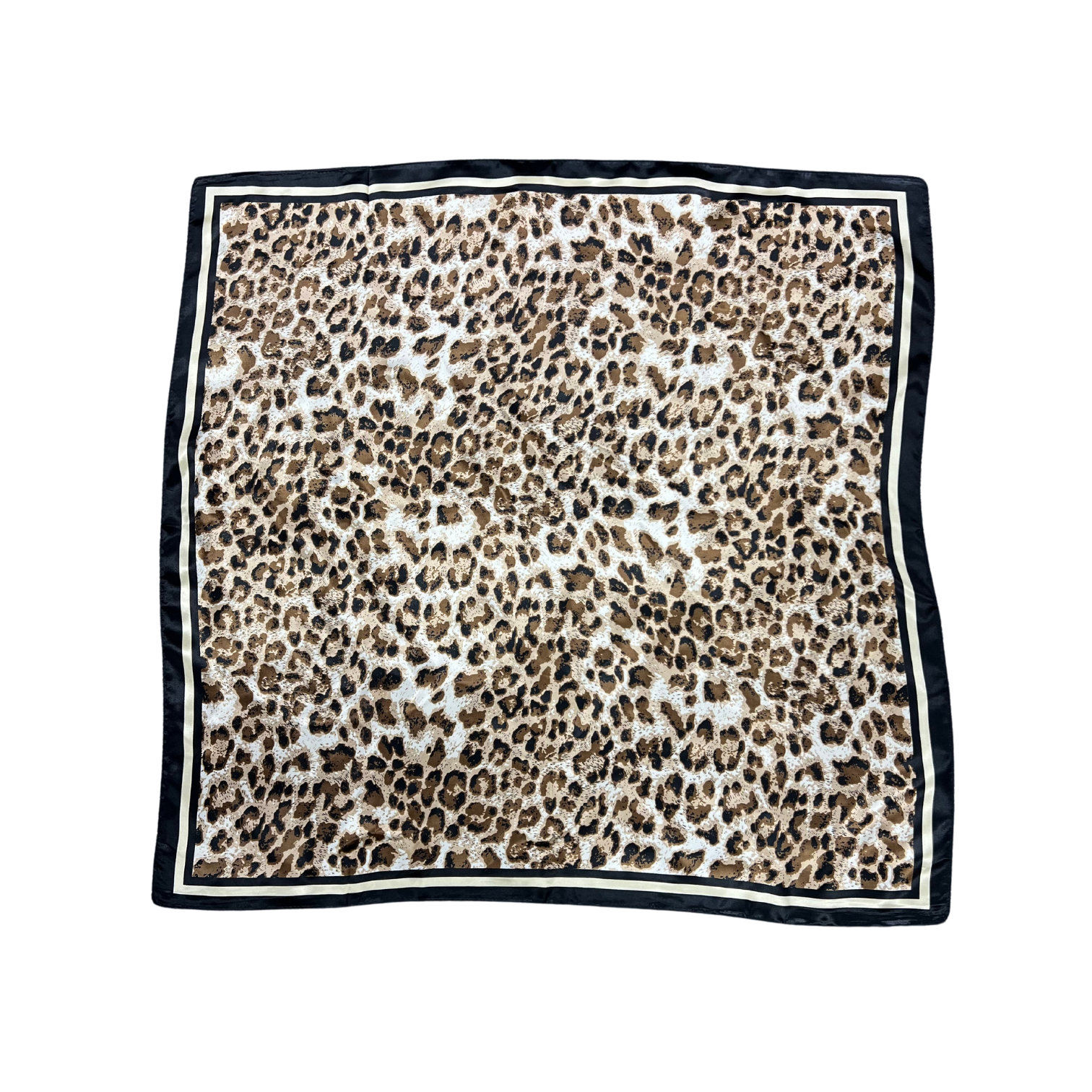 Cheetah Pattern Silk Touch Square Scarf