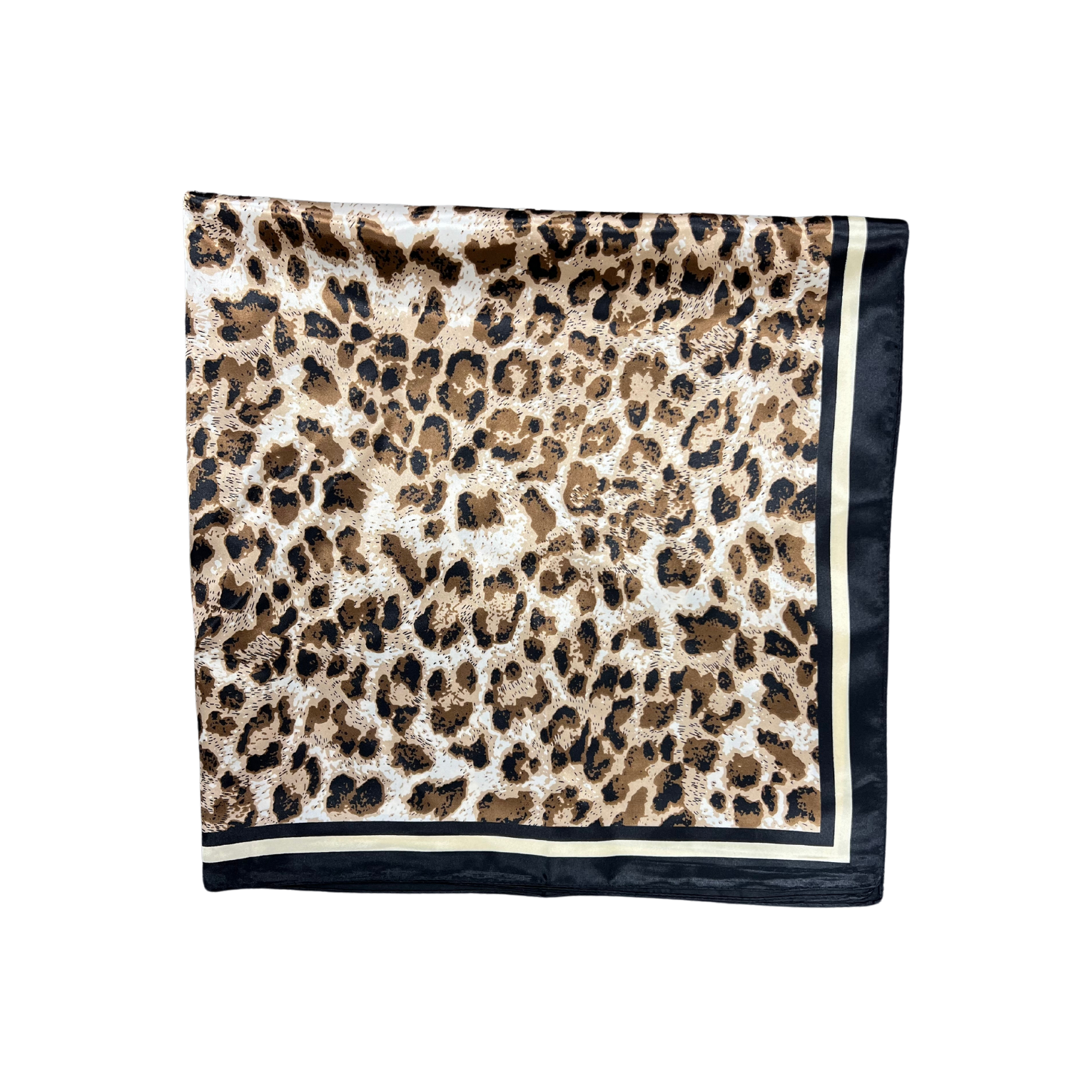Cheetah Pattern Silk Touch Square Scarf