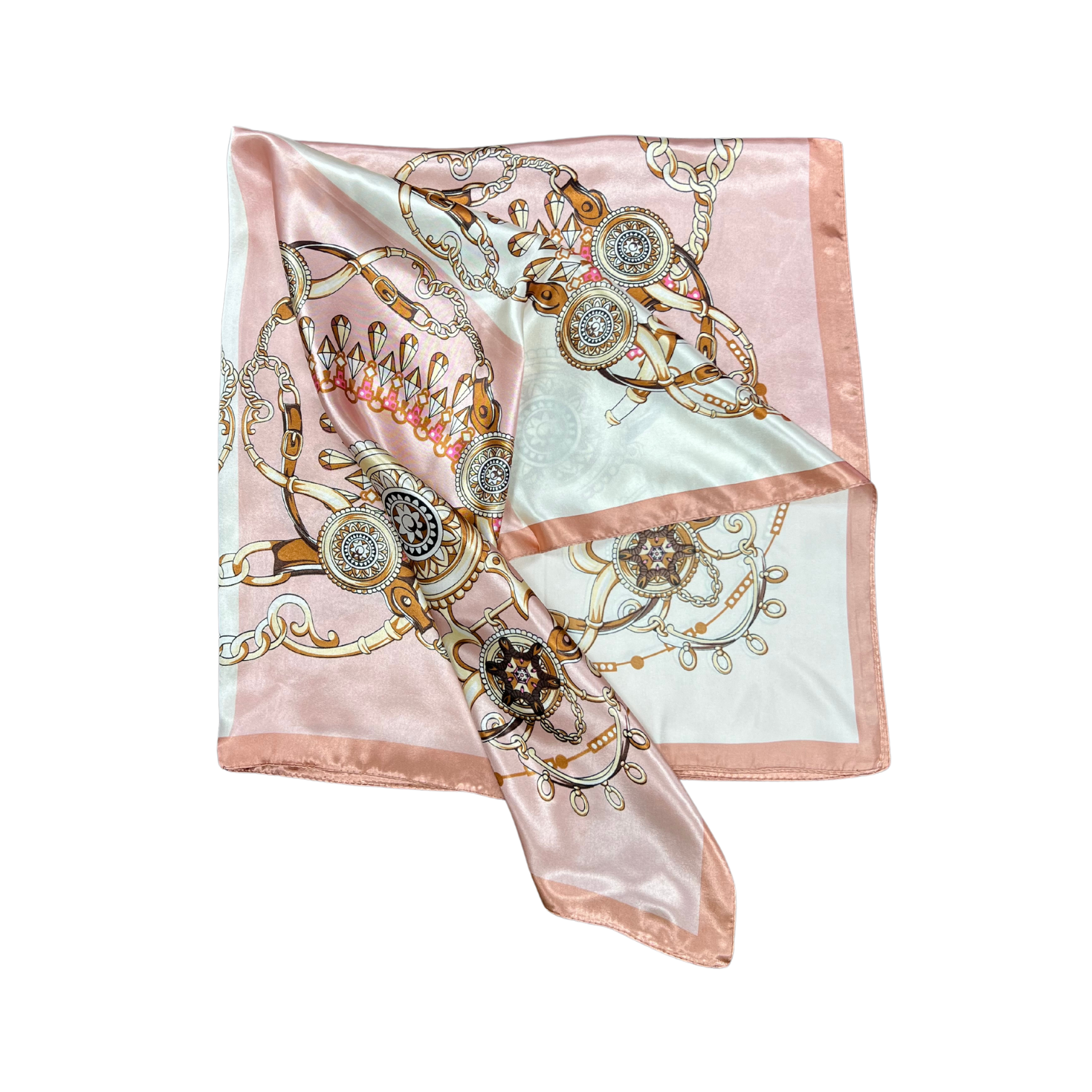 Jewellery Pattern Silk Touch Square Scarf