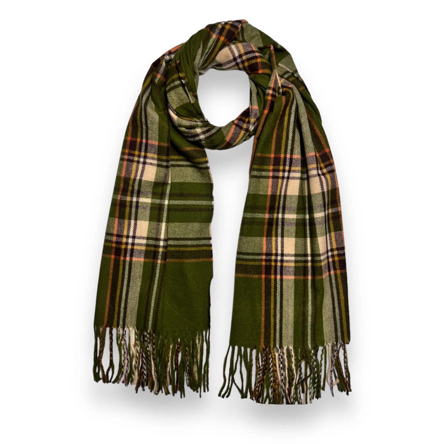 Tartan Woven Winter Scar